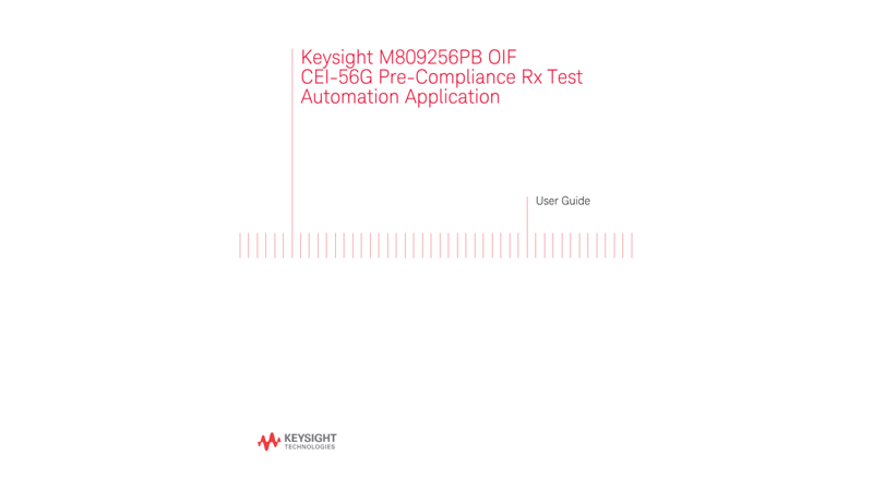 M809256PB OIF CEI-56G Pre-Compliance Rx Test Automation Application User Guide